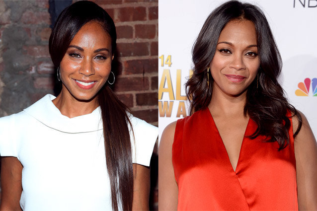 Elas poderiam ser gêmeas! Jada Pinkett Smith e Zoe Saldana!