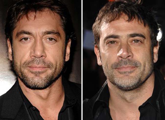 Mais um caso de clonagem: Javier Bardem e Jeffrey Dean Morgan.