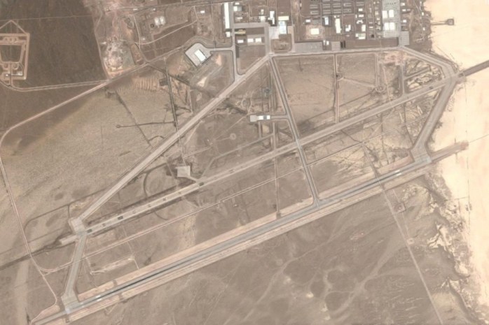 Área 51 vista de satélite.