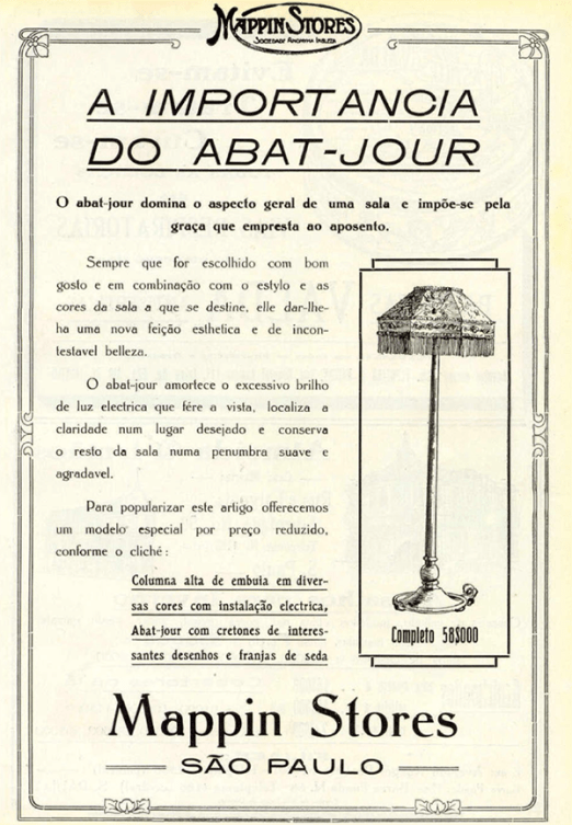 Este anúncio é de 1918.